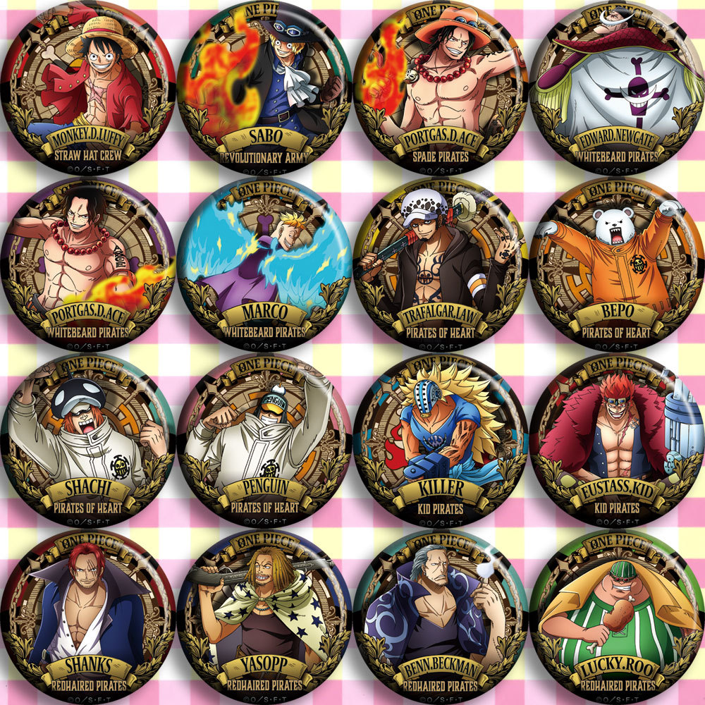 Luffy Anime Merchandise - ONEPIECE أنيمي شارة C نمط لوفي