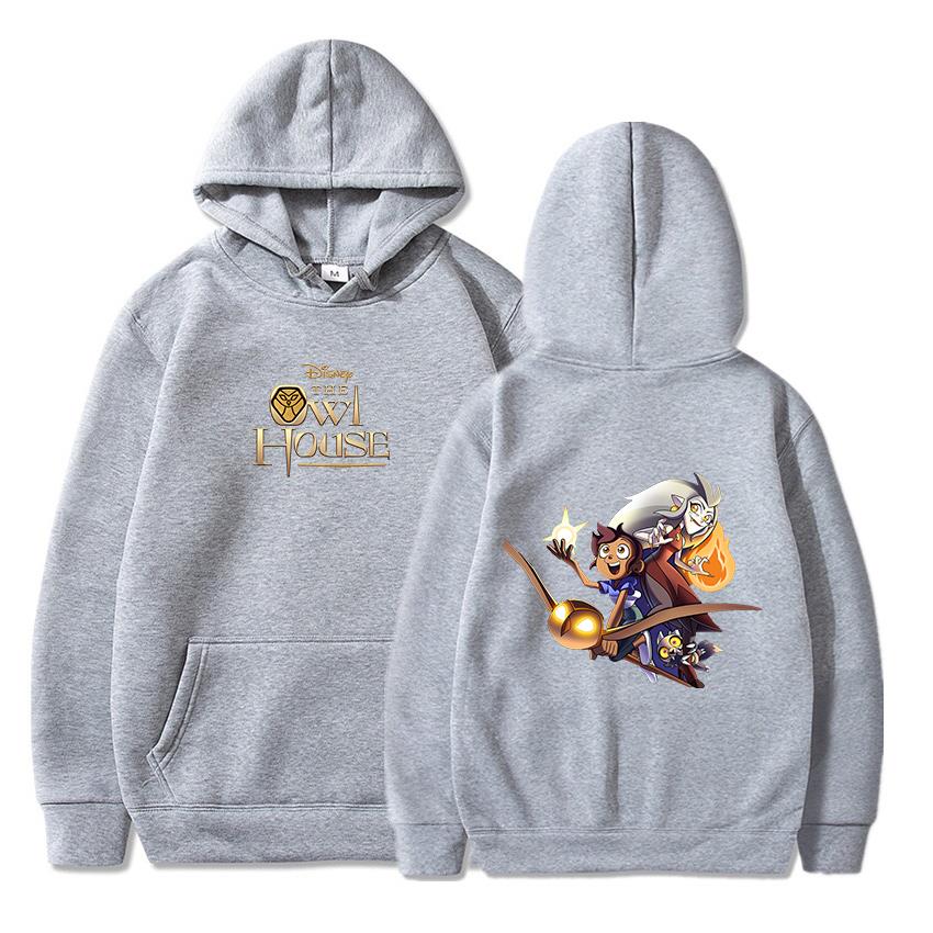 Anime Merch Hoodie - البومة البيت هوديس الرجال النساء الخريف