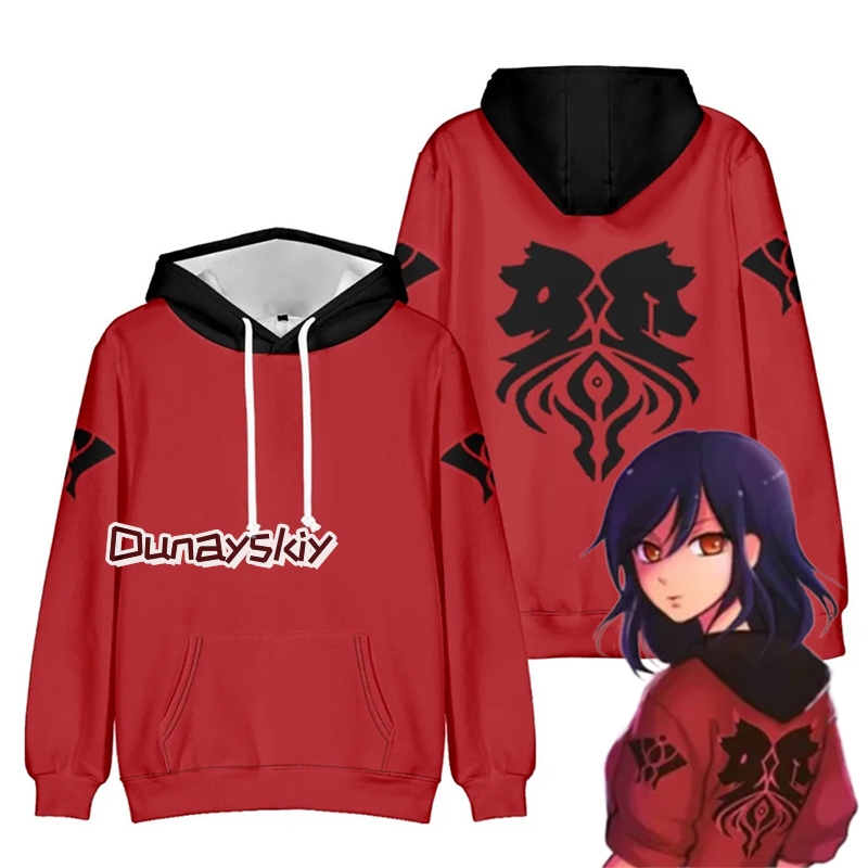 Anime Merch Hoodie - CosplayAnime Aphmau Cosplays هوديس XS-6XL سستة