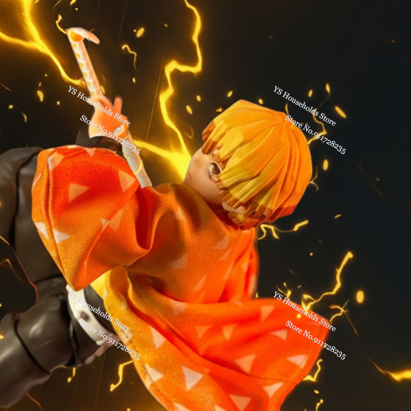 Windbreaker Anime Merchandise - 1/12 Agatsuma Zenitsu رجل عمل الشكل