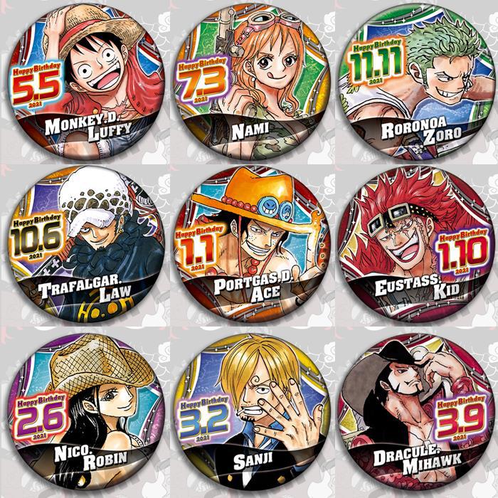 Luffy Anime Merchandise - مجموعة دبوس شارة أنيمي قطعة واحدة
