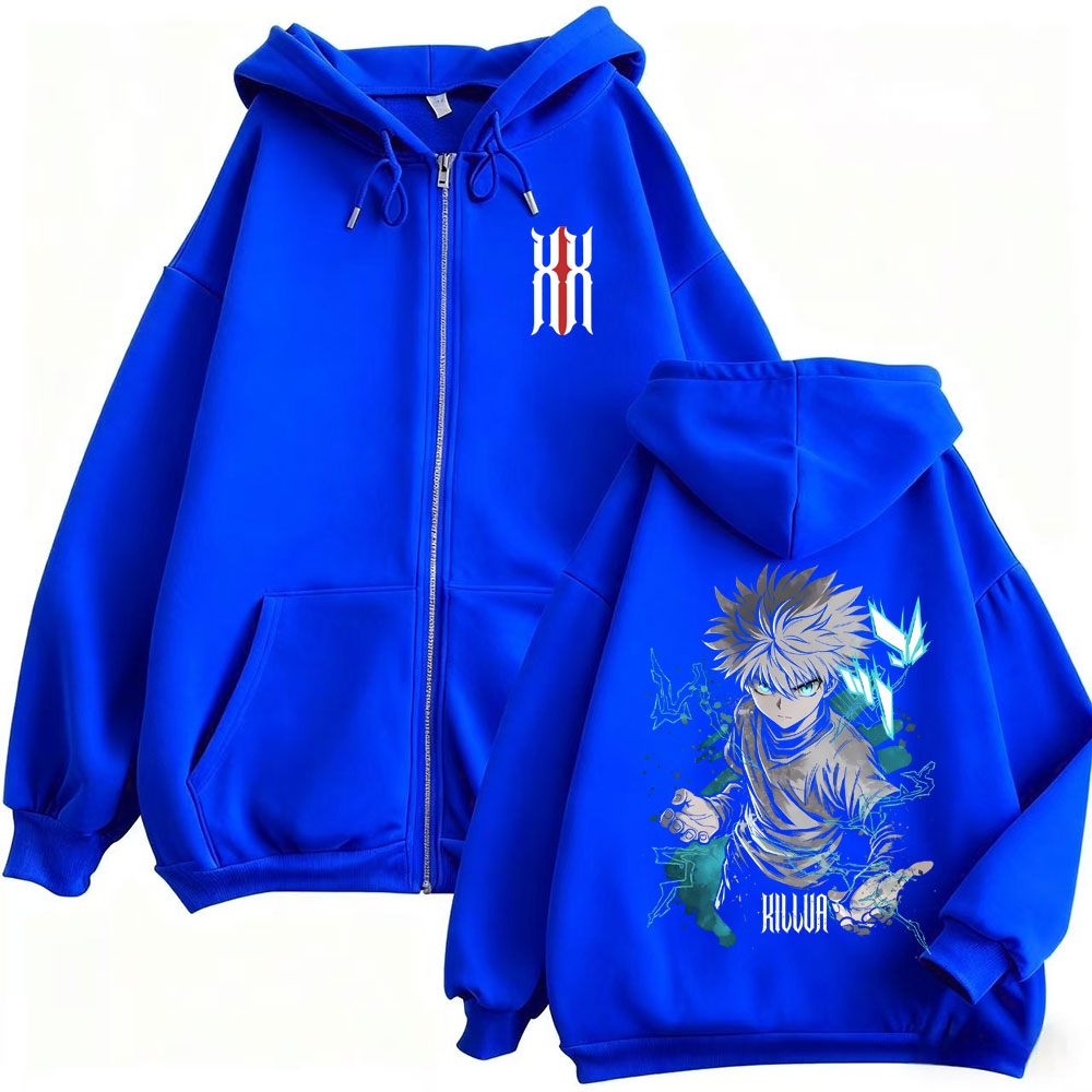 هودي بسحاب من أنمي هنتر إكس هن - مراجعة Anime Merch Hoodie وسعره