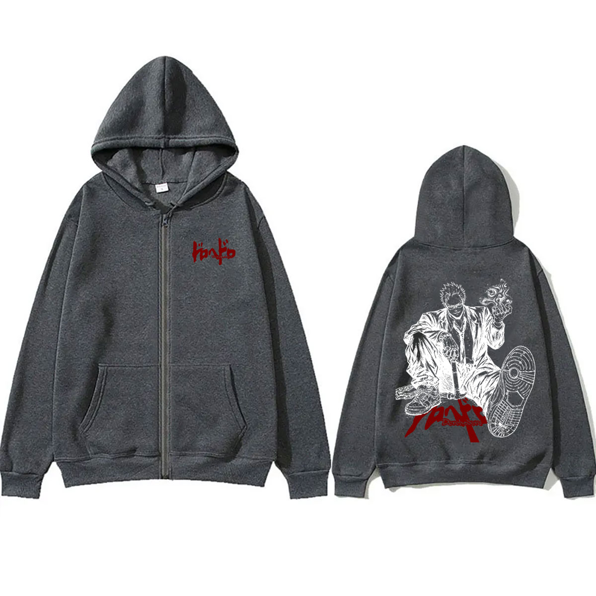 أنمي دوروهيدورو شين ‌   هودي م - مراجعة Anime Merch Hoodie وسعره