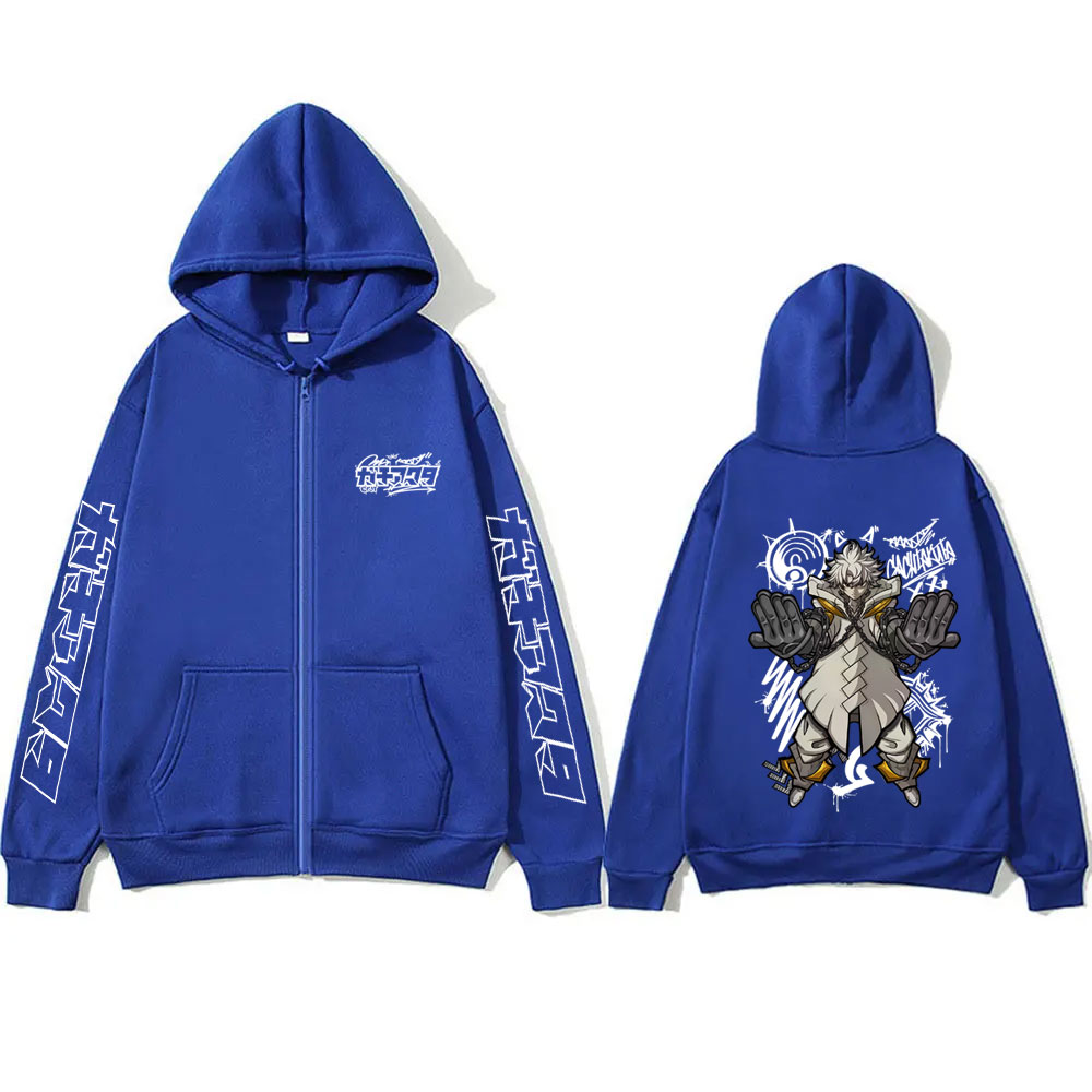 هودي بسحاب بتصميم أنمي غاتشاكو - مراجعة Anime Merch Hoodie وسعره