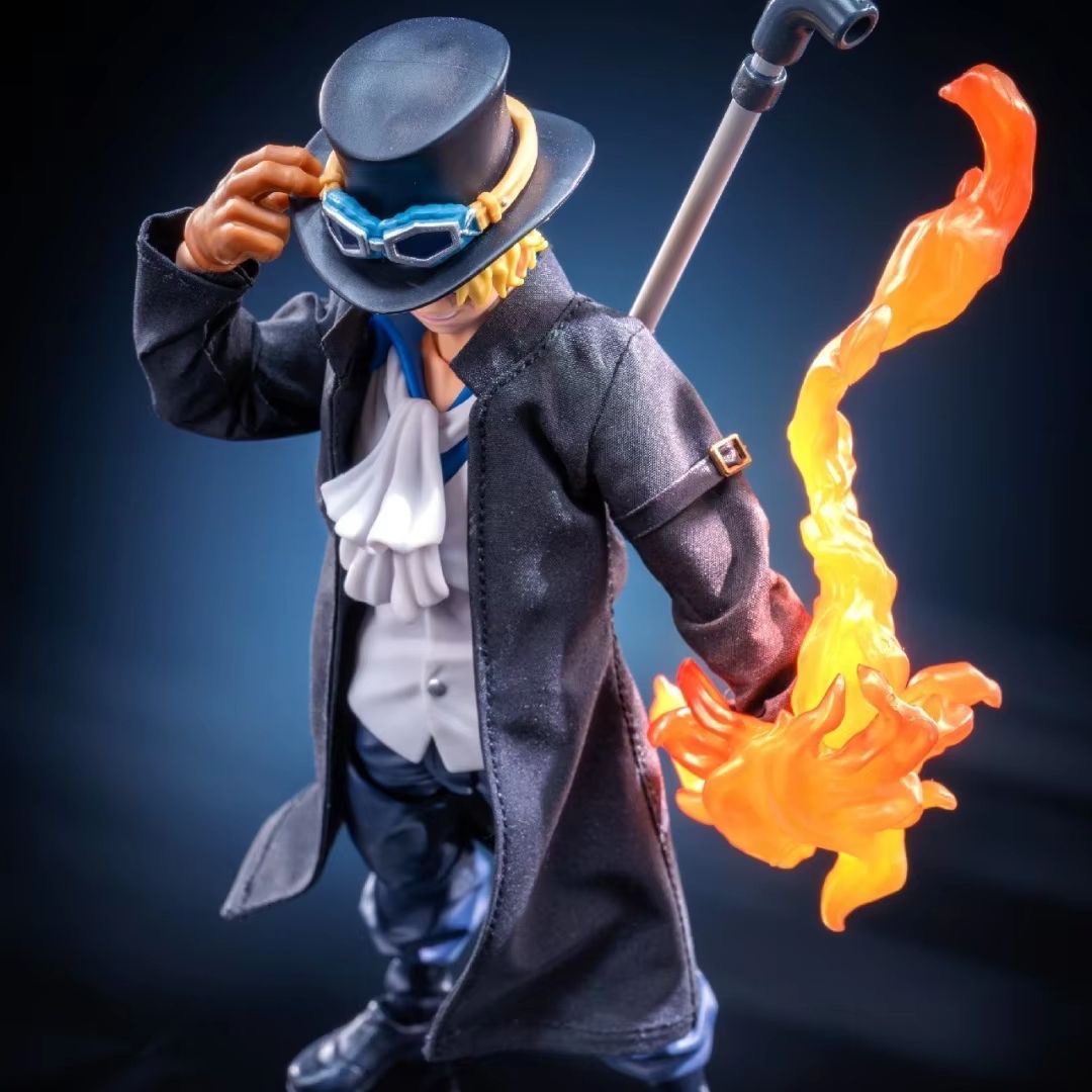 أنمي ون بيس SHF 1/12 سابو معطف - مراجعة Windbreaker Anime Merchandise وسعره
