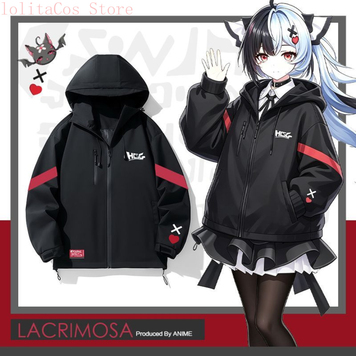 نافيرنيس تو إيفرنيس لاكريموسا  - مراجعة Windbreaker Anime Merchandise وسعره