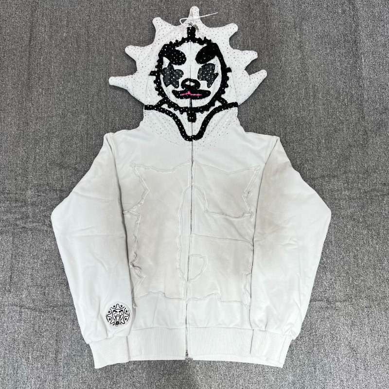 سويت شيرت بقلنسوة بطابع ثلاثي  - مراجعة Anime Merch Hoodie وسعره