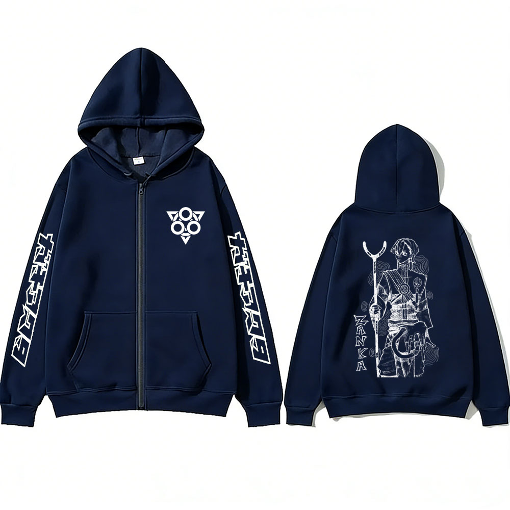 هودي بسحاب بتصميم أنمي غاتشياك - مراجعة Anime Merch Hoodie وسعره