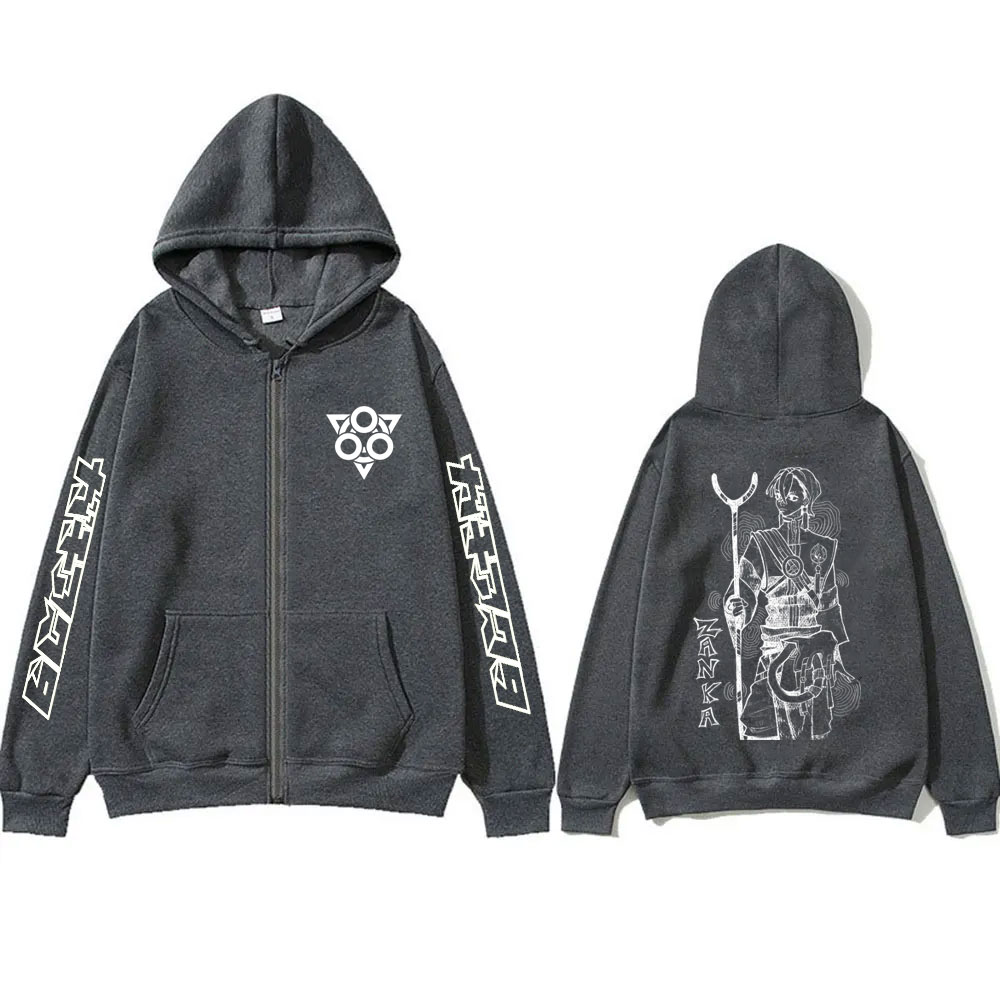 هودي بسحاب بتصميم أنمي غاتشياك - مراجعة Anime Merch Hoodie وسعره