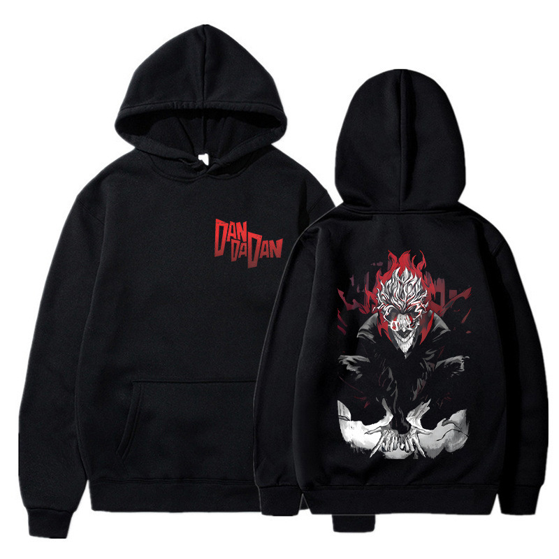 هودي بطبعة شخصيات داندا دان وآ - مراجعة Anime Merch Hoodie وسعره