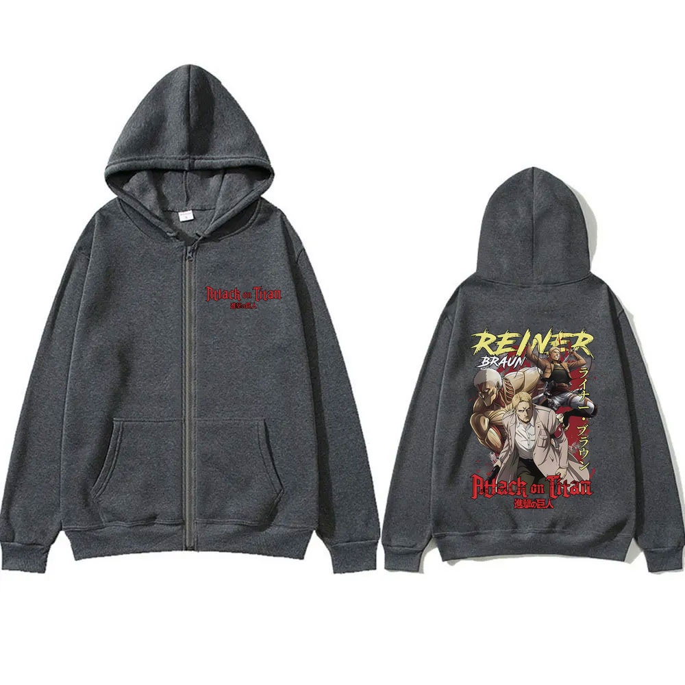 أنيمي هجوم على تيتان رينر براو - مراجعة Anime Merch Hoodie وسعره