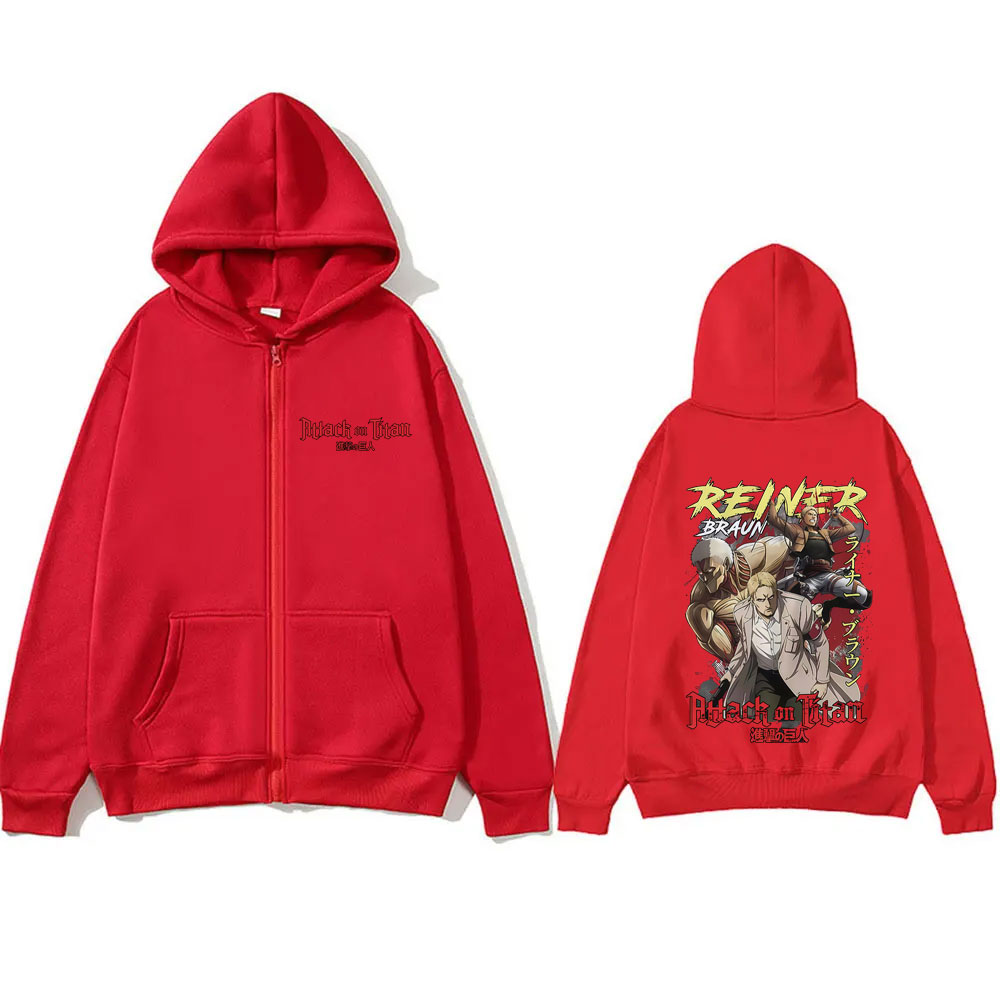 أنيمي هجوم على تيتان رينر براو - مراجعة Anime Merch Hoodie وسعره