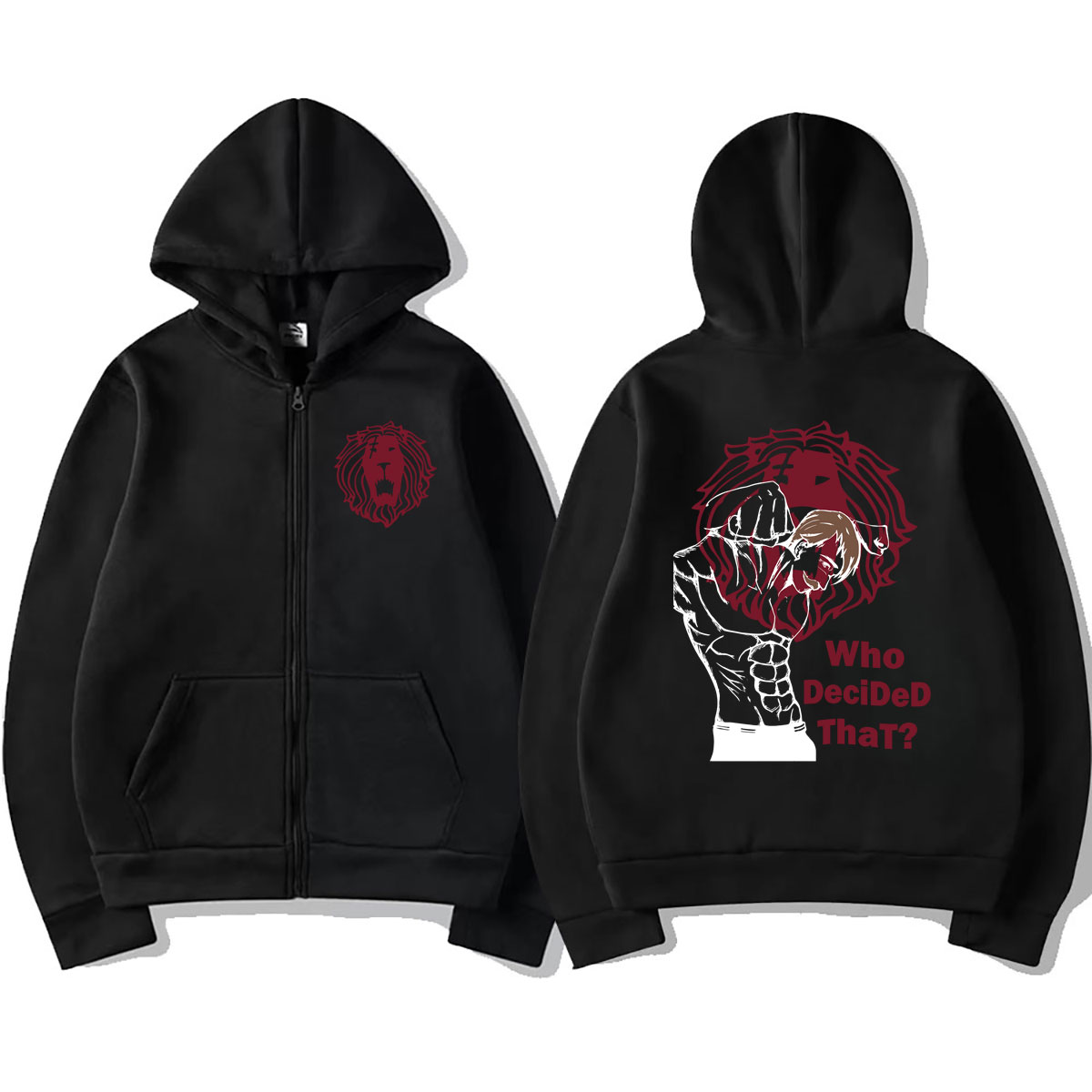 هودي بسحاب بتصميم أنمي المخطئو - مراجعة Anime Merch Hoodie وسعره