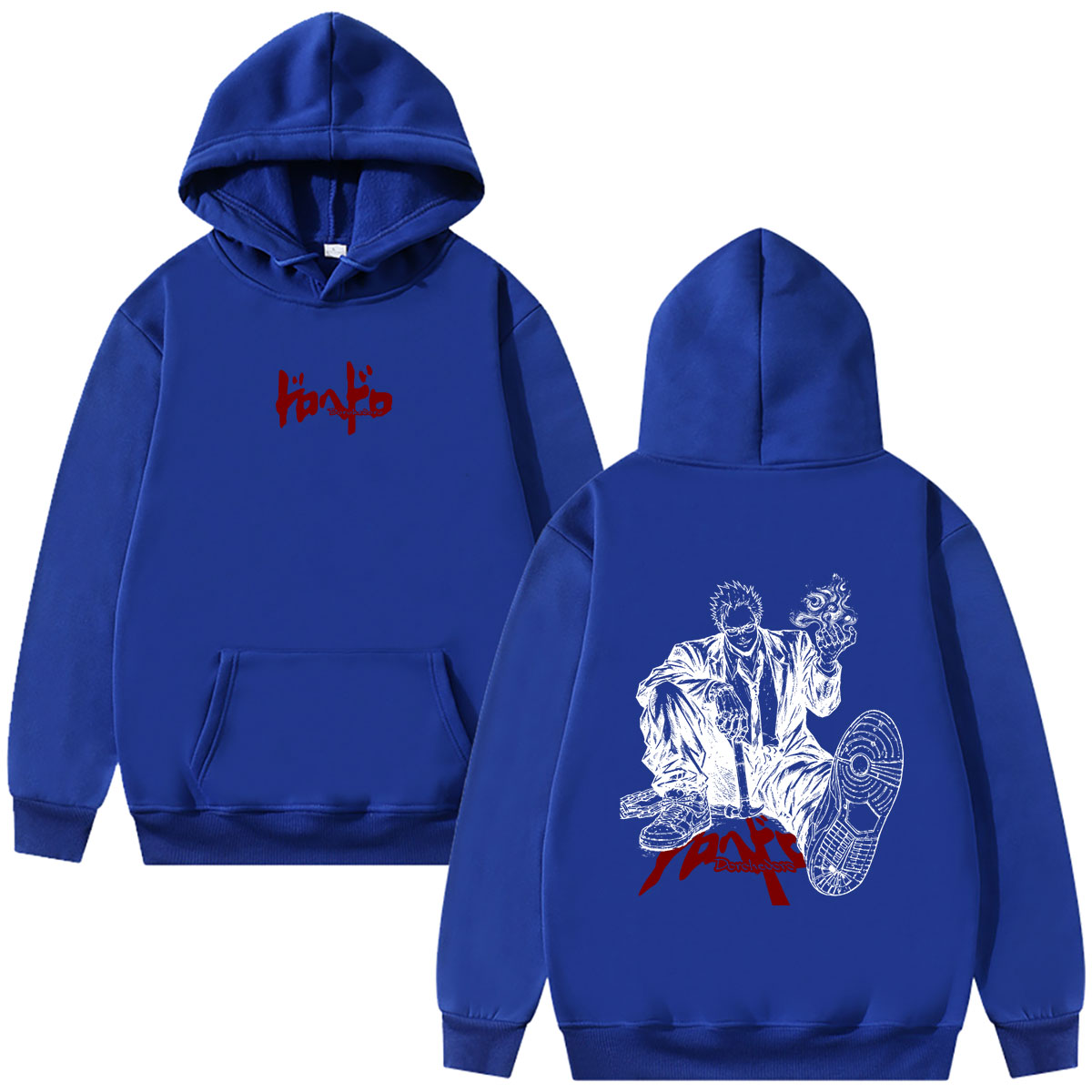 أنمي دوروهيدورو شين ‌   هودي م - مراجعة Anime Merch Hoodie وسعره
